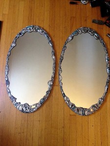 His & Hers commissioned Bathroom Mirrors